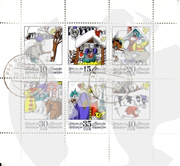 DDR 1991 / 1994 KLBG Tagesstempel ● - 1974